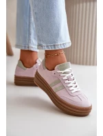 Dámske semišové tenisky na platforme Purple Zazoo Dámske semišové tenisky na platforme Purple Zazoo