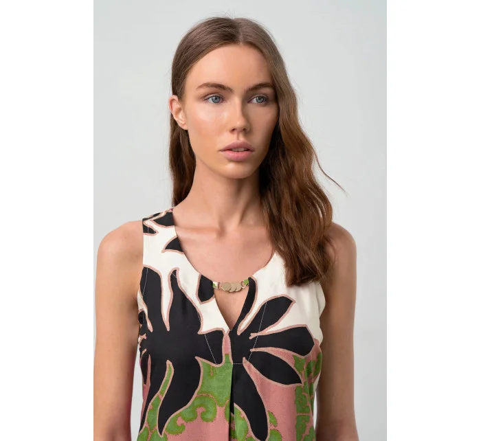 Dámske letné šaty Folegandros 18438 čierna vzor - Vamp