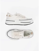 Zaujímavé dámske tenisky biela platforma