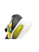 Leomil Pokemon detská športová obuv tenisky ľahké suchý zips čierna žltá