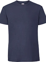 Fruit of the Loom Iconic 195 T Pánske tričko z hrubého materiálu 16.1422 tmavomodré