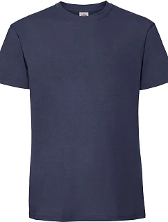 Fruit of the Loom Iconic 195 T Pánske tričko z hrubého materiálu 16.1422 tmavomodré