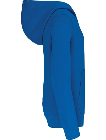K 453 Dětská kontrastní mikina s kapucí model 22509493 light royal blue/white - Kariban