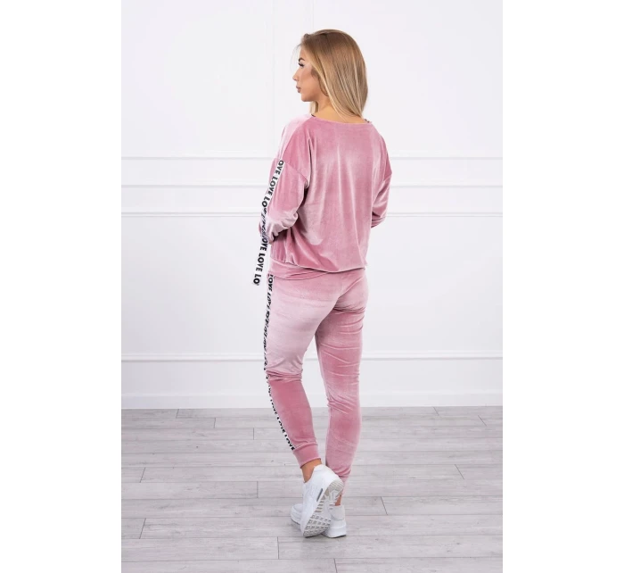 Love model 21753124 set tmavě pudrově růžový - K-Fashion