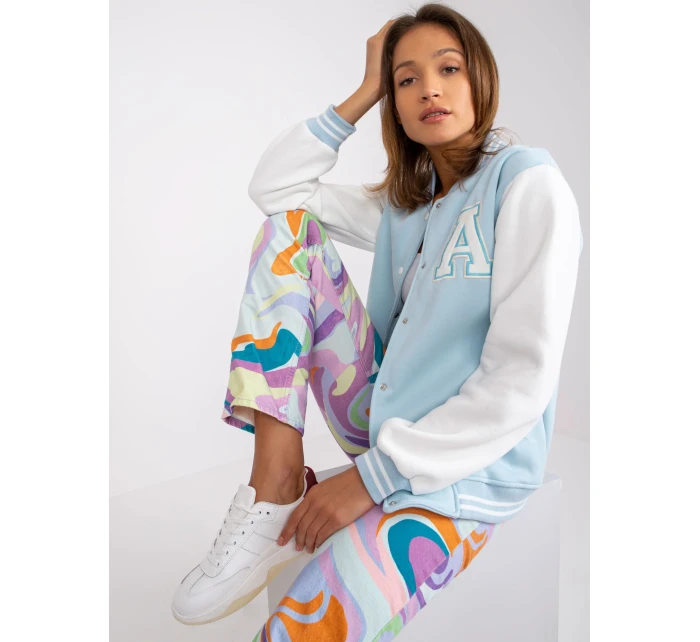 Mikina EM BL 697.88 svetlo modrá