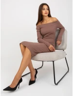 Dámske šaty EM SK 674 hnedé Dámske šaty EM SK 674 hnedé