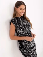 Šaty IT SK 20037.82 čierna a strieborná