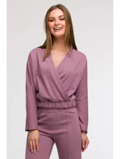 model 21047176 Zavinovací mikina s předním dílem heather - BeWear