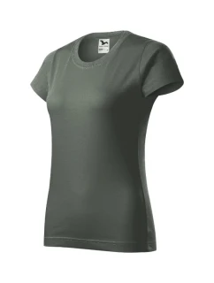 Základné tričko dámske tmavé bridlicové