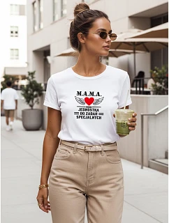 Koszulka damska  do  biała model 22156845 - FashionStreet
