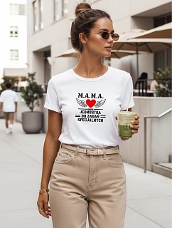 Koszulka damska  do  biała model 22156845 - FashionStreet