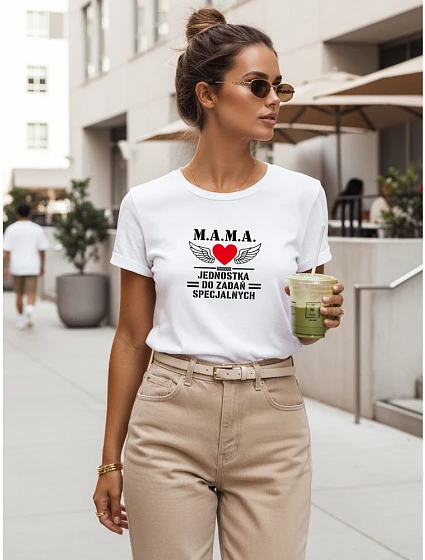 Koszulka damska  do  biała model 22156845 - FashionStreet