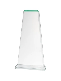 Sklenená trofej s matným podstavcom