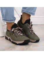 Pohodlné poltopánky Rieker W RKR610 green Pohodlné poltopánky Rieker W RKR610 green