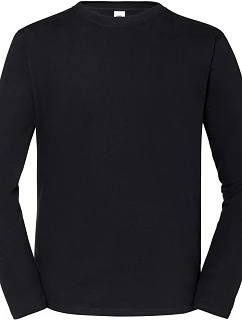 Iconic 195 LSL Pánské tričko z těžké bavlny s dl. rukávem model 22415876 black - Fruit of the Loom