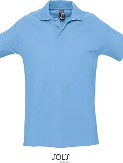 SOL'S Spring II Piqué polo model 22525070 sky blue