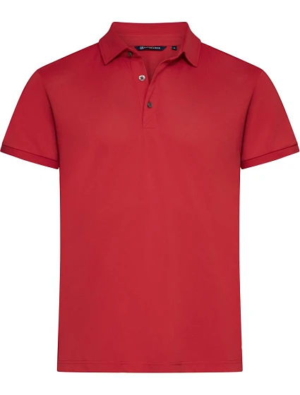 Cutter & Buck Virtue Polo Solid Men Pánske funkčné polo tričko 68.4434 červené Cutter & Buck Virtue Polo Solid Men Pánske funkčné polo tričko 68.4434 červené