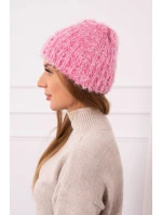 Dámska čiapka Cina K259 tmavo ružová