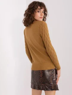 Sweter AT SW camelowy model 19011836 - FPrice