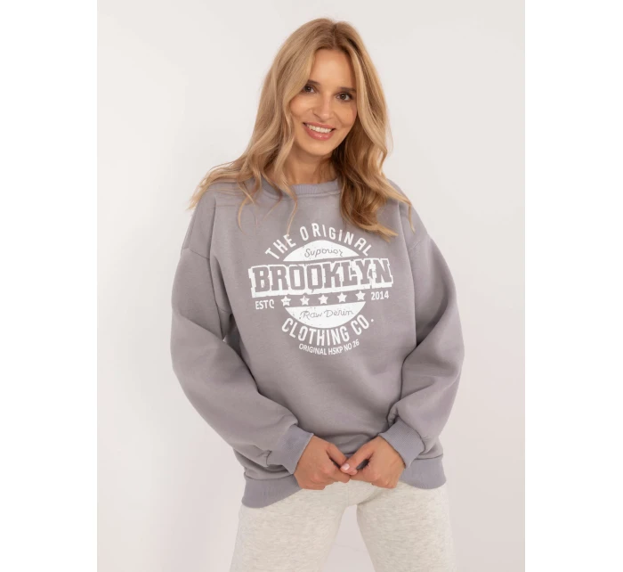 Bluza EM BL model 20496405 szary - FPrice Bluza EM BL model 20496405 szary - FPrice