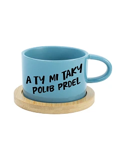 A TY MI TAKY POLIB PRDEL - modrý hrnček makarón 200 ml