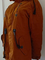 Pánska zimná bunda Z-6682 horčicová - Rosso