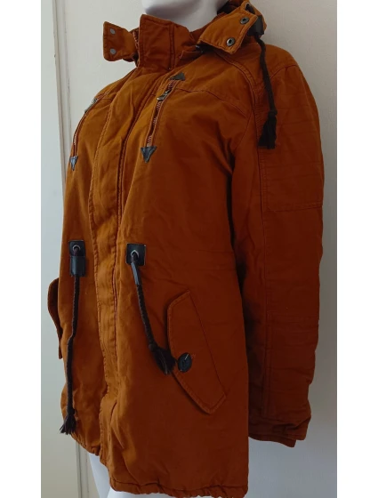 Pánska zimná bunda Z-6682 horčicová - Rosso