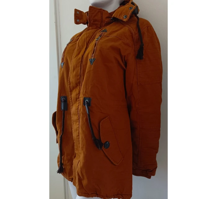 Pánska zimná bunda Z-6682 horčicová - Rosso