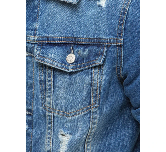 Pánská džínová bunda modrá Dstreet model 21962725 - FashionStreet
