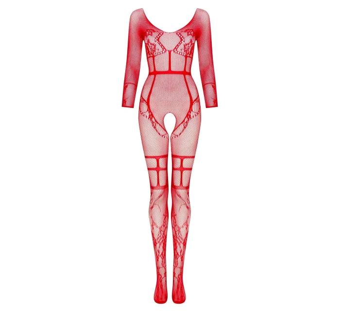 Bodystocking Lorna red - BEAUTY NIGHT FASHION
