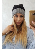 Fleecová čepice Bibiana tmavě model 18751207 - K-Fashion