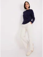Sweter AT SW model 19040895 granatowy - FPrice