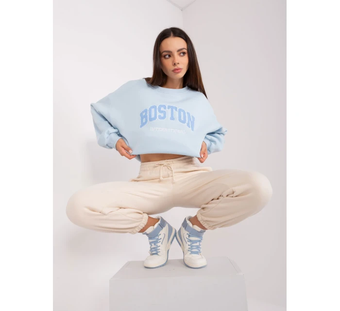 Bluza EM BL 617 model 18909399 jasny niebieski - FPrice Bluza EM BL 617 model 18909399 jasny niebieski - FPrice