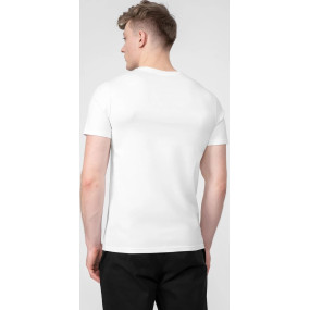 Pánske tričko 4F H4L22-TSM013 biele