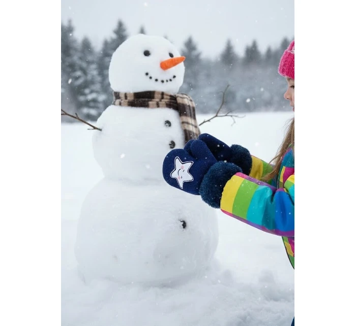 Rukavice RED 0011G Kožušina so šnúrkou