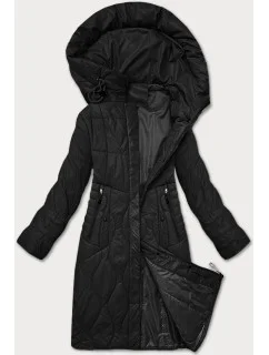Čierna dámska prechodná prešívaná bunda S'West (B8302-1)