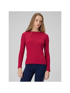 Dámský žebrovaný úplet slim fit longsleeve model 22209696 dámské - 4F