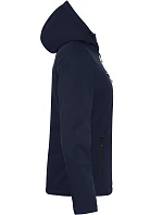 Padded Hooded Softshell Women Dámská zateplená softshellová bunda s kapucí model 22454987 dark navy - Clique Padded Hooded Softshell Women Dámská zateplená softshellová bunda s kapucí model 22454987 dark navy - Clique