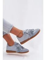 Dámské tenisky s třásněmi modré Dorivelle