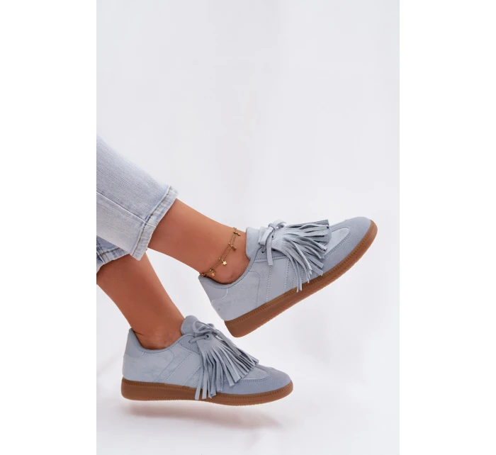 Dámské tenisky s třásněmi modré Dorivelle