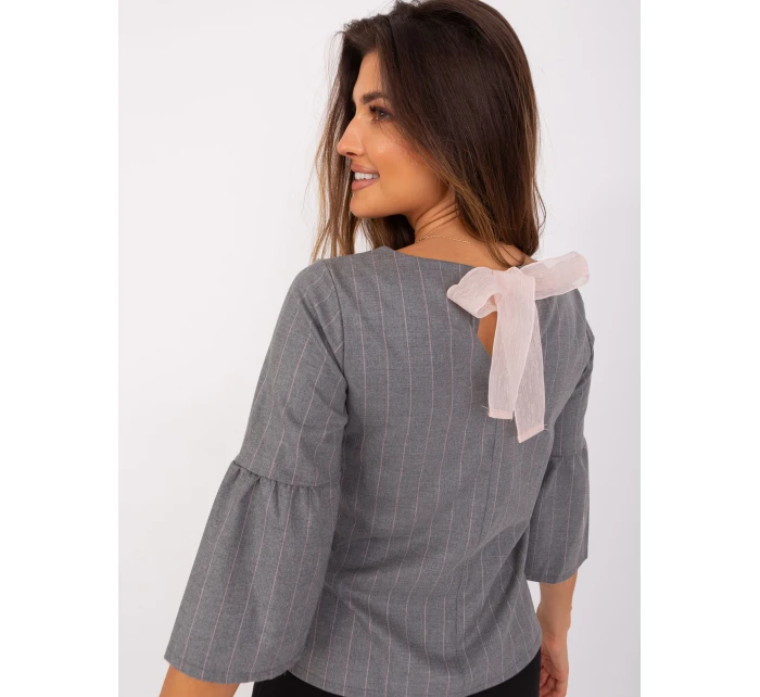 Blúzka LK BZ 506434.33P sivoružová