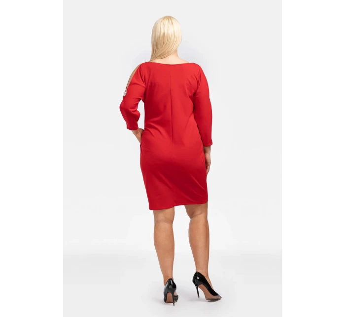 Dámské šaty model 18913708 červené - Karko