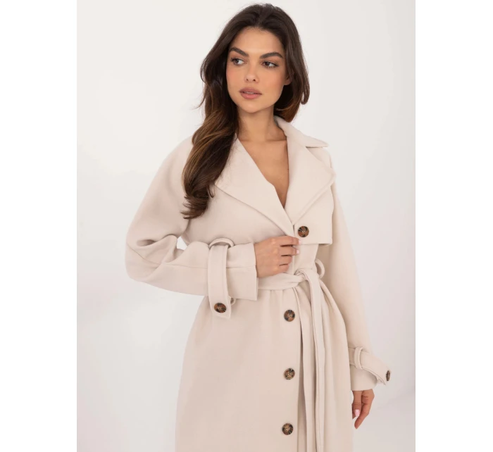 Dámsky kabát TW EN BI 2209.71P Light beige - FPrice