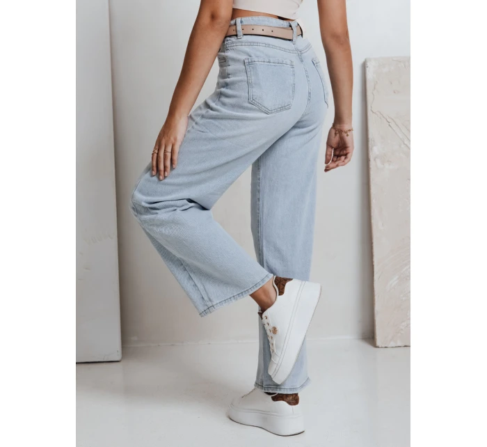 Dámske džínsové nohavice FLOWLESS blue FashionStreet UY2682