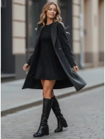 Dámske čierne čižmy na podpätku FashionStreet ZY1334 Dámske čierne čižmy na podpätku FashionStreet ZY1334