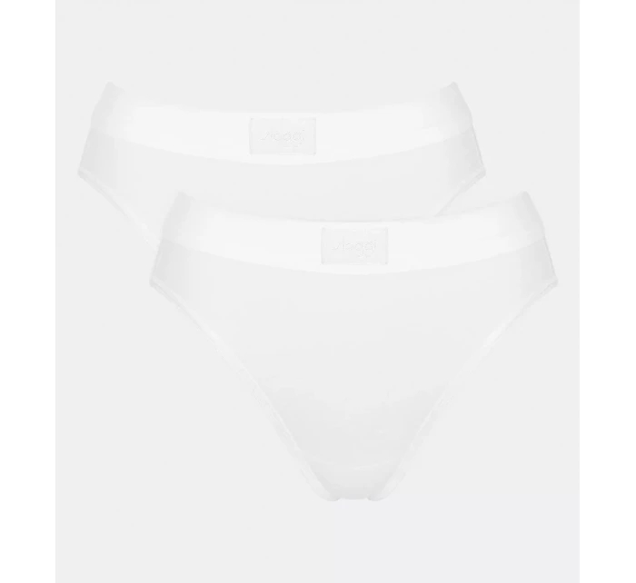 sloggi Double Comfort T Tai 2P - WHITE - SLOGGI WHITE - SLOGGI