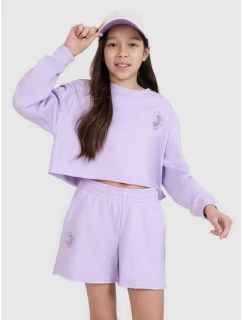 Dívčí mikina s kapucí bez  model 21435800 - 4F