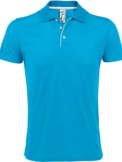 SOL'S Men Pánské piqué sportovní polo aqua model 22522549
