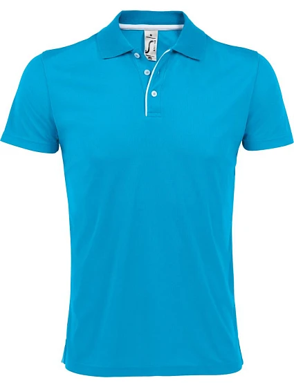 SOL'S Performer Men Pánske športové polo s piké vzorom 25.1199 aqua SOL'S Performer Men Pánske športové polo s piké vzorom 25.1199 aqua