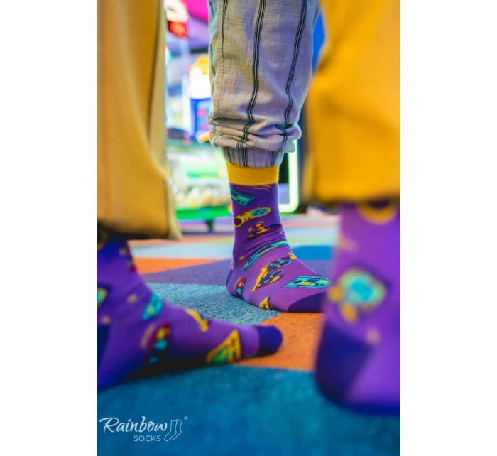 Duhové ponožky pro  2 páry model 21606825 - ZOOKSY/RAINBOW SOCKS